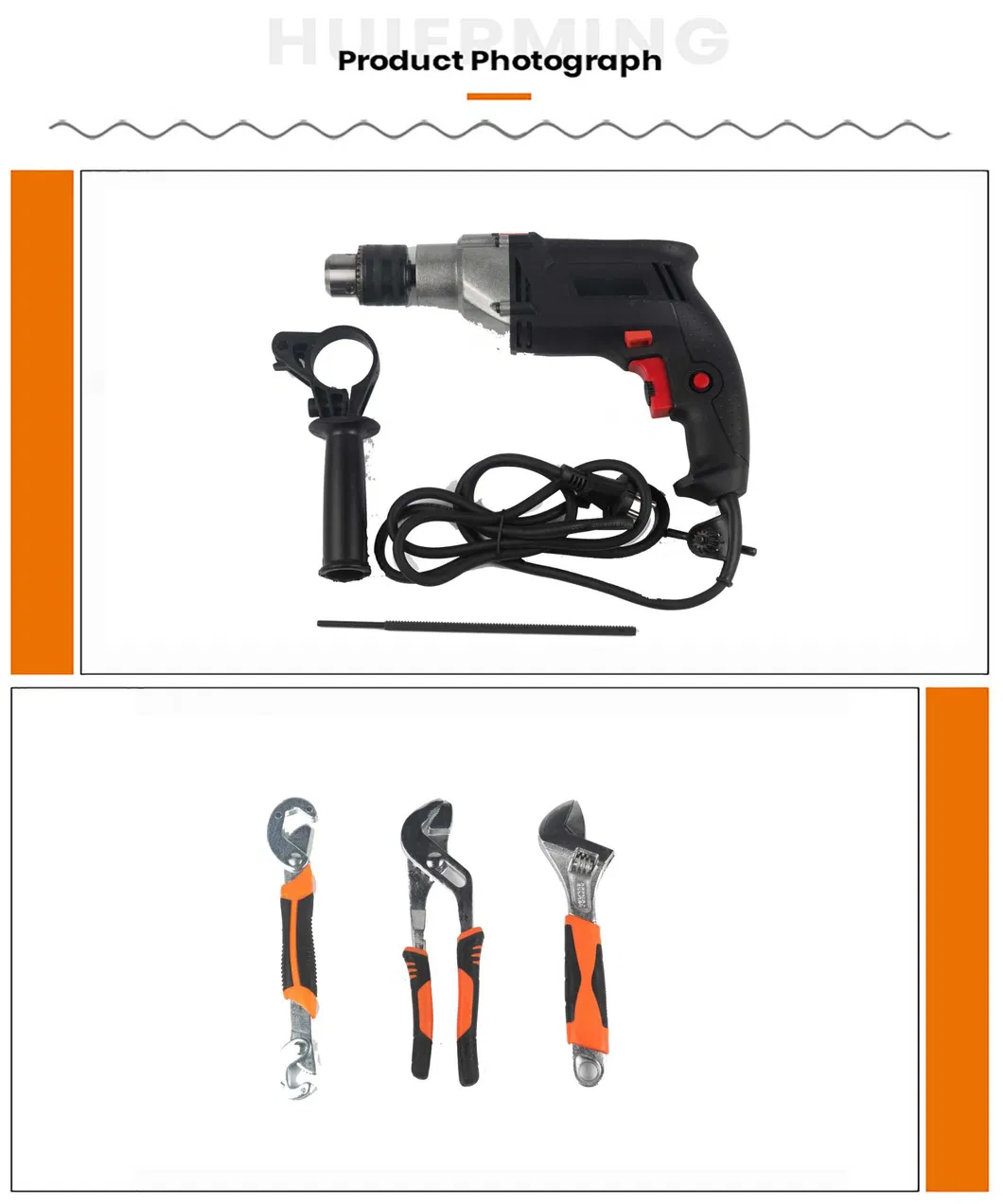 122PCS 113PCS ABS Aluminum Case Socket Wrench Hardware Car Box Tools Set with Electric Drill