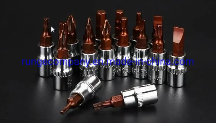37PCS Industrial Tool Set with Sleeves 3/8" Dr (10mm) Spanner for Automotive Repair Tools Set