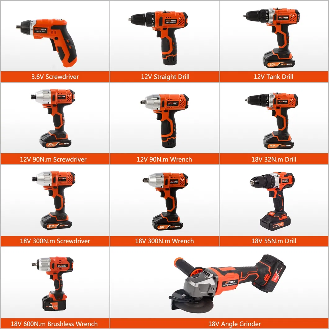 600n. M Power Tools Electric Tools Impact Wrench Cordless Power Wrench Electric Wrench