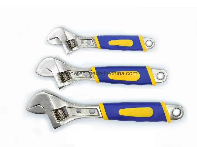 8" -12" Soft Grip Adjustable Wrench Sure Grip Wrench