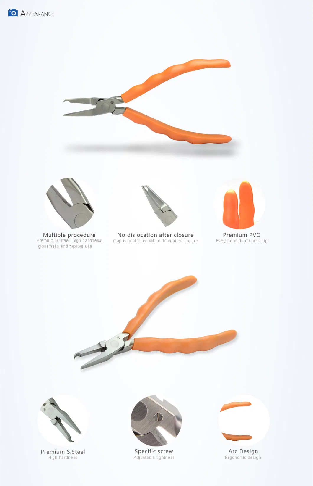 Adjusting Pliers for Nose Pads 162mm