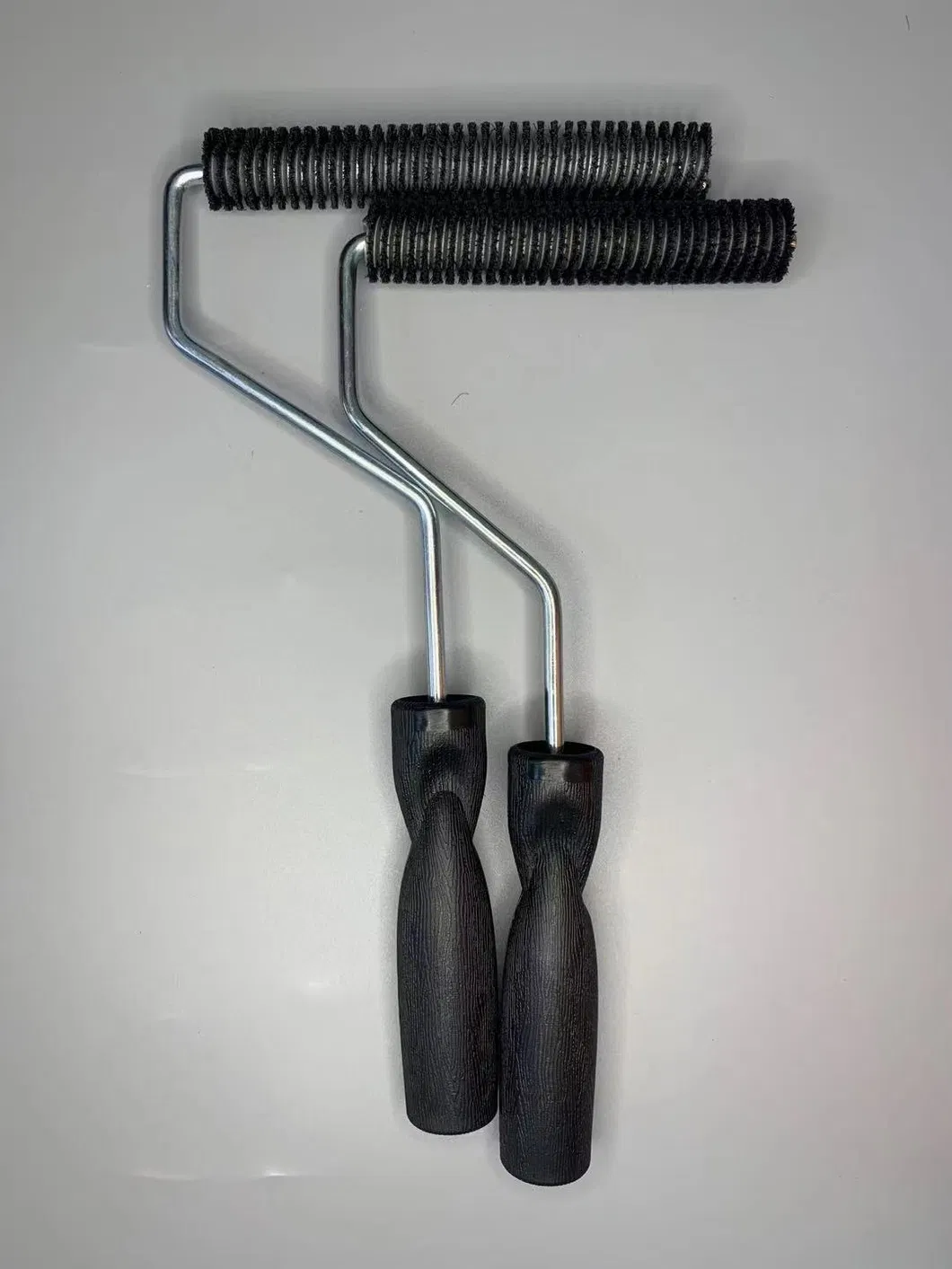FRP Roller Customized Zinc Plated Bristle Roller 22mm Diameter 100mm Length for FRP Laminating