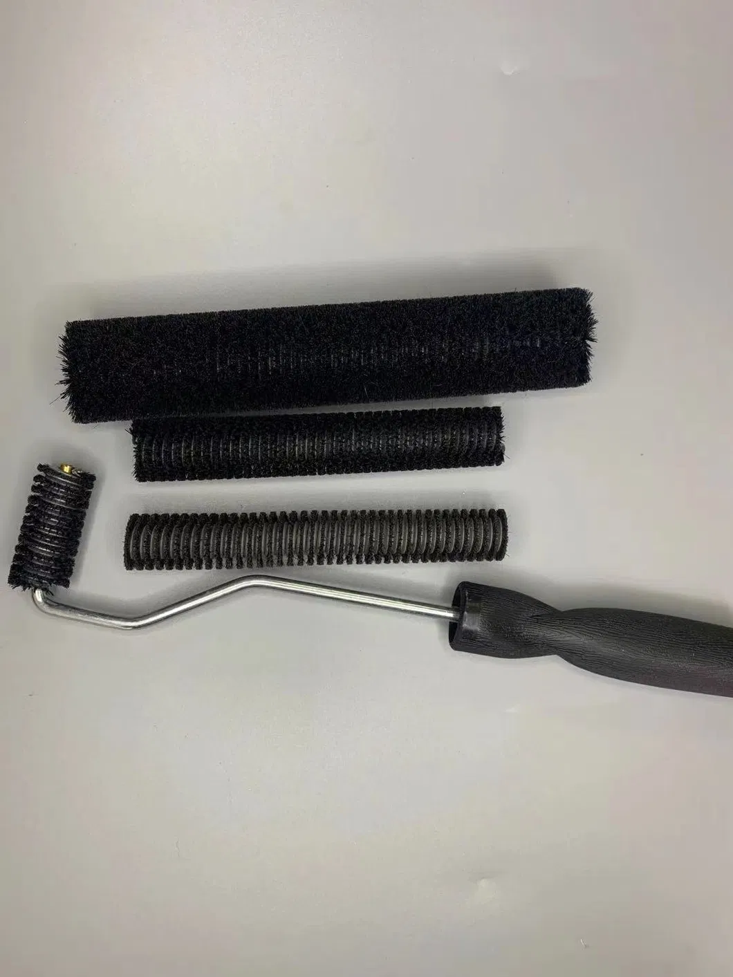 FRP Roller Customized Zinc Plated Bristle Roller 22mm Diameter 200mm Length for FRP Laminating