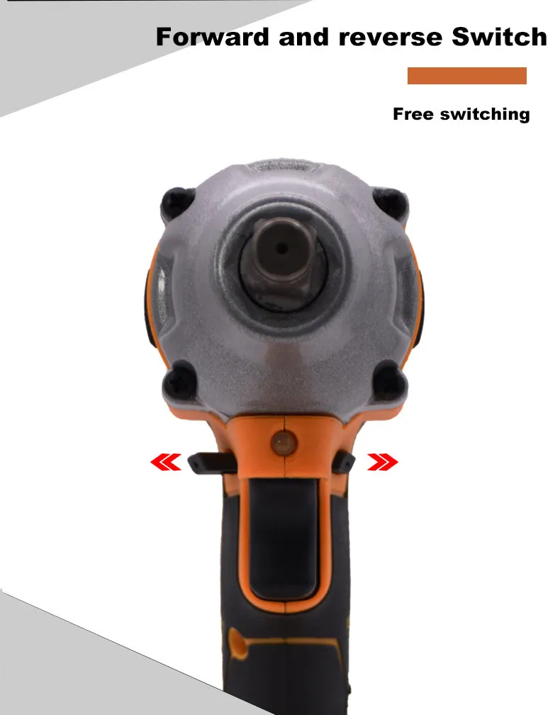 Lisheng 20V Good Quality Lithium-Ion Battery Brushless Cordless Impact Electric Wrench