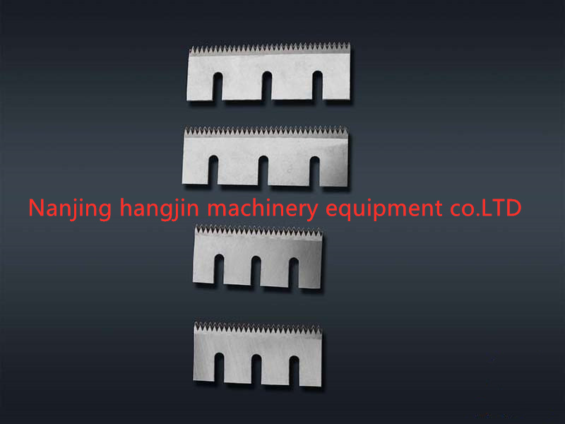 Straight Toothed Blades for Cutting Plastic Paper Film Foil